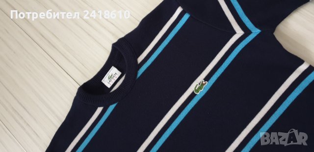 Lacoste Sport Cotton Knit Мens Size S/M НОВО! ОРИГИНАЛ! Мъжка Блуза Пуловер!