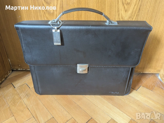 Thiery Mugler - дизайнерска кожена чанта за документи