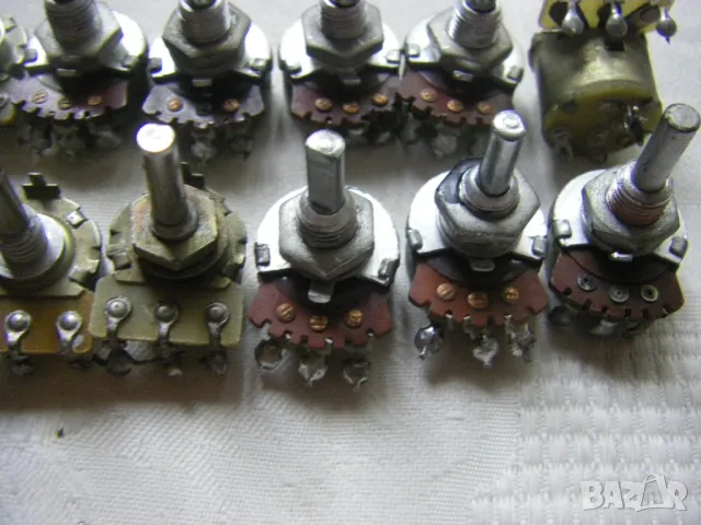 Руски потенциометри СП3-4а/0.25Вт и СП3-4б/0.25Вт, снимка 8 - Друга електроника - 47563804