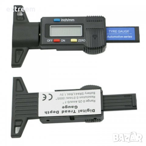 ZERO - Дигитален дълбокомер - уред за измерване на грайферите на ВСИЧКИ  МПС  гуми, снимка 7 - Аксесоари и консумативи - 29132967