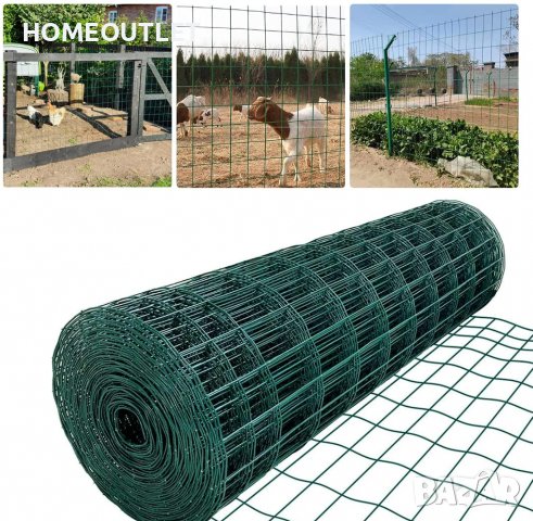 Оградна мрежа / Ограда за животни 1 х 25м DA001, снимка 6 - Огради и мрежи - 36797126