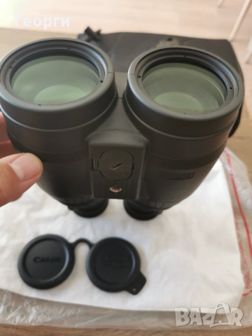 Бинокъл Canon 15x50 IS UD 4.5°, снимка 5 - Екипировка - 39191562