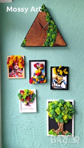 Декорации със скандинавски мъх, снимка 4 - Декорация за дома - 53198913