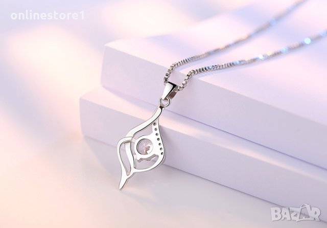 Сребърно колие - Андромеда Код: K103, снимка 2 - Колиета, медальони, синджири - 30665283