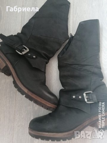 Ботуши ИНДИГО, естествена кожа , снимка 2 - Дамски ботуши - 30537137