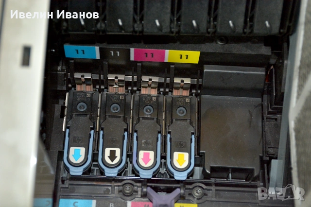 Плотер / широкоформатен принтер HP Designjet 110plus nr, А1+, снимка 7 - Принтери, копири, скенери - 53088844