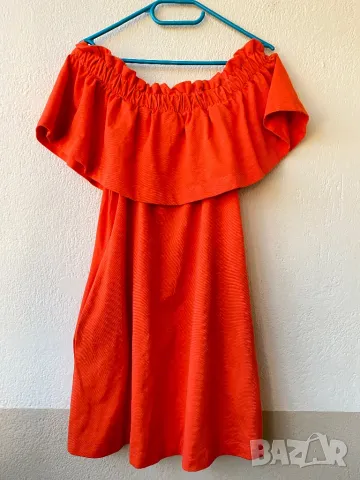 Оранжева рокля H&M 