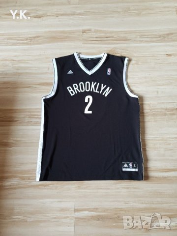 Оригинален мъжки баскетболен потник Adidas x Brooklyn Nets NBA x Garnett, снимка 1 - Спортни дрехи, екипи - 40105288