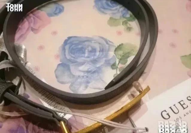 GUESS ORIGINAL Нов Дамски Колан Изцяло от Естествена Кожа 105см. , снимка 2 - Колани - 50358409