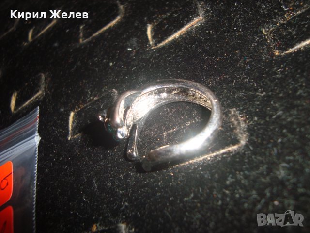 ФИГУРАЛЕН ПОСРЕБРЕН ПРЪСТЕН с КАМЪЧЕТА МНОГО ОРИГИНАЛЕН 17540, снимка 8 - Пръстени - 31292612