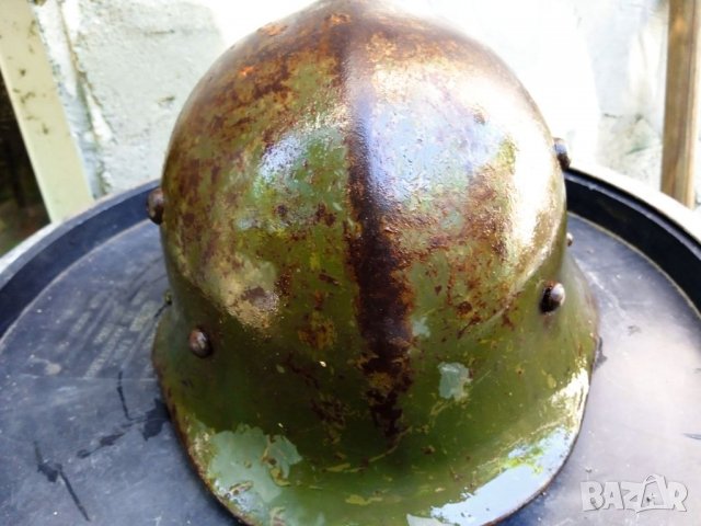 Автентична българска воена каска , снимка 2 - Антикварни и старинни предмети - 36839111