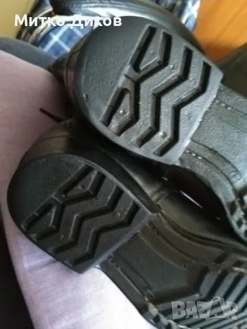 Кубинки офицерски шита подметка естеств. кожа черни от соца отлично състояние I качество размер №42 , снимка 12 - Мъжки боти - 49348902