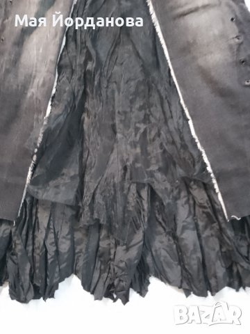 Дълга дънкова пола,черна., снимка 2 - Поли - 40701624