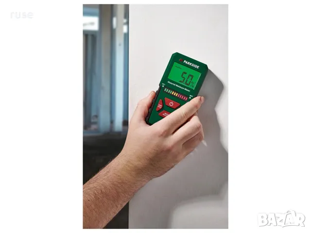 НОВИ! Влагомер Parkside PMFMK A1 уред за влажност дърво, гипс и циментова замазка, снимка 4 - Измервателни инструменти - 48968416