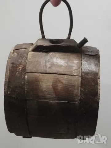 Стар дървен бъкел, снимка 2 - Антикварни и старинни предмети - 48935788