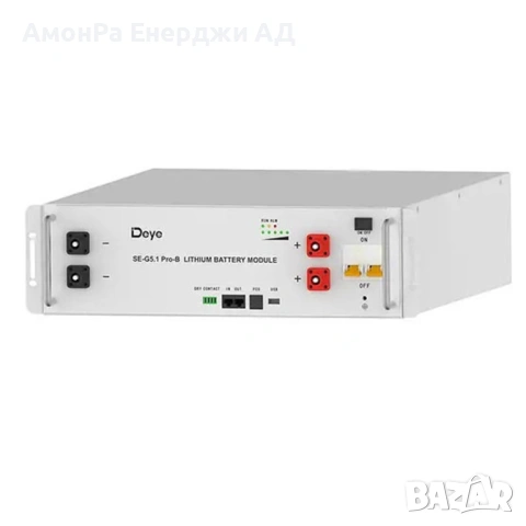 Батерия DEYE SE-G5.1Pro-B (10100103000143), 5.12 kWh, nisko woltowa