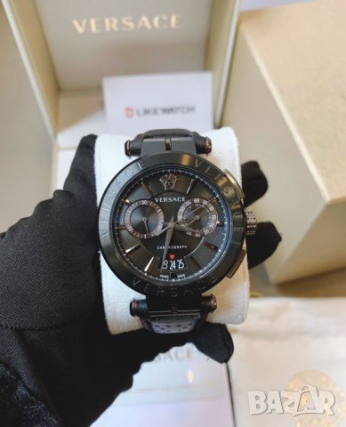 Луксозен мъжки часовник Versace VE1D01420 Aion Chrono Swiss Made, снимка 4 - Луксозни - 34998509