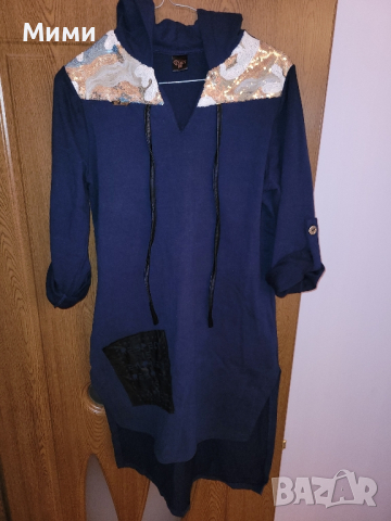 Тъмно синя туника Lucy, снимка 2 - Туники - 44735395