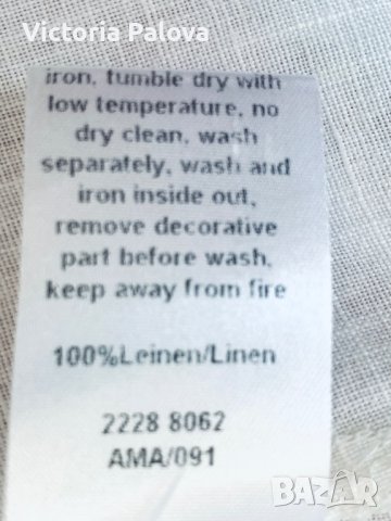 Разкошна ленена туника/риза/блуза SEMPRE PIU BY SHALOU, снимка 6 - Ризи - 42134759