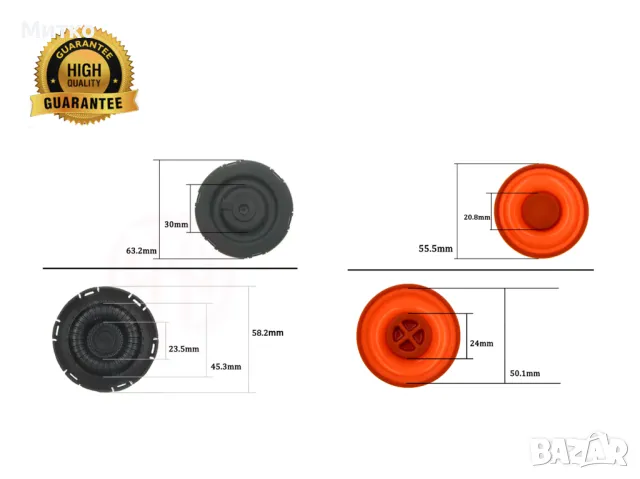 Мембрана клапан картерни газове BMW БМВ N20 11127588412 , снимка 2 - Части - 48667820