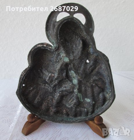 Исус и Магдалена, граал, причастие, пано религия метал , снимка 3 - Други ценни предмети - 29577817