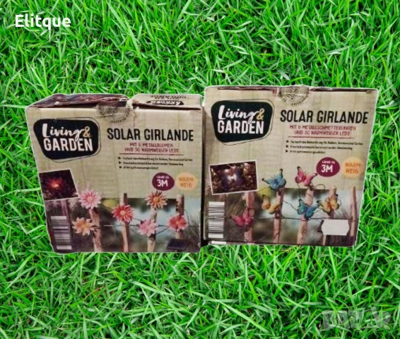 Очарователен соларен гирлянд за вашата градина и тераса, снимка 5 - Други - 52684529
