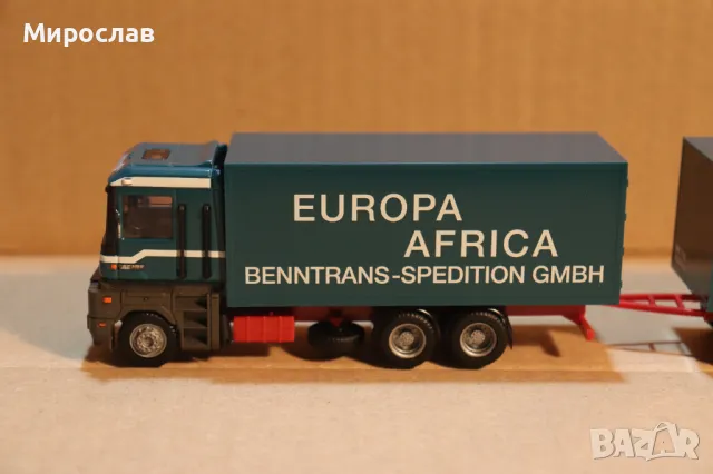 AMW 1:87 H0 RENAULT MAGNUM КАМИОН TIR МОДЕЛ ВЛЕКАЧ, снимка 2 - Колекции - 49923855