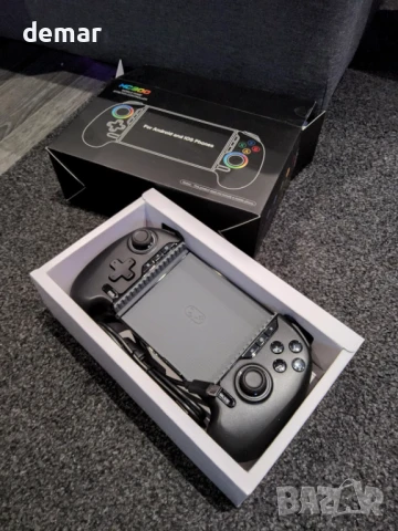 Безжичен мобилен геймпад HASACOOL за iPhone/Android с джойстик с ефект на Хол, RGB, снимка 11 - Друга електроника - 50582563