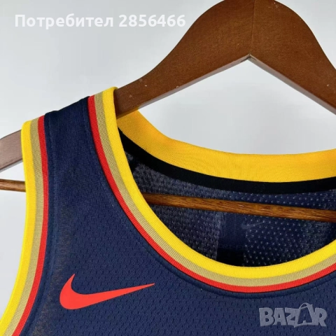 Мъжки потник Nike Stephen Curry Golden State Warriors season 2024 размер XXL, снимка 5 - Тениски - 52048503