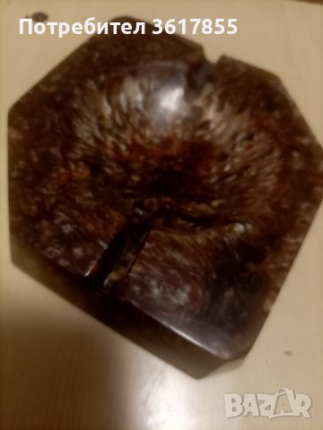 Пепелник кехлибар масивен , снимка 1