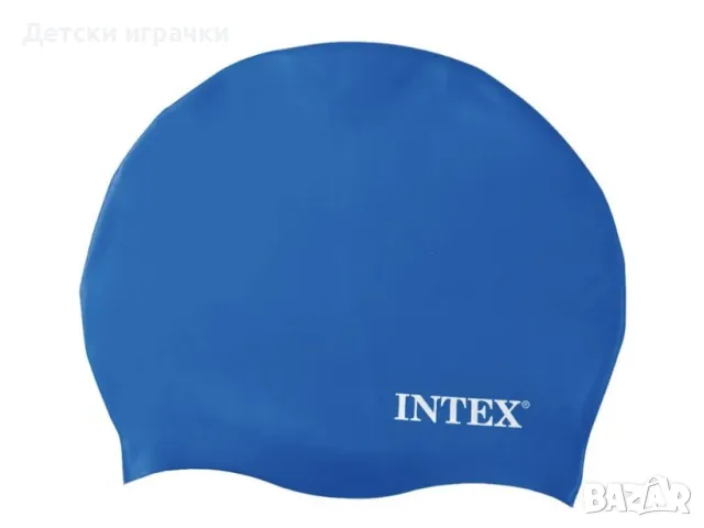 Детска Шапка за плуване Intex, силиконова, 8+ години, снимка 4 - Други - 50061649
