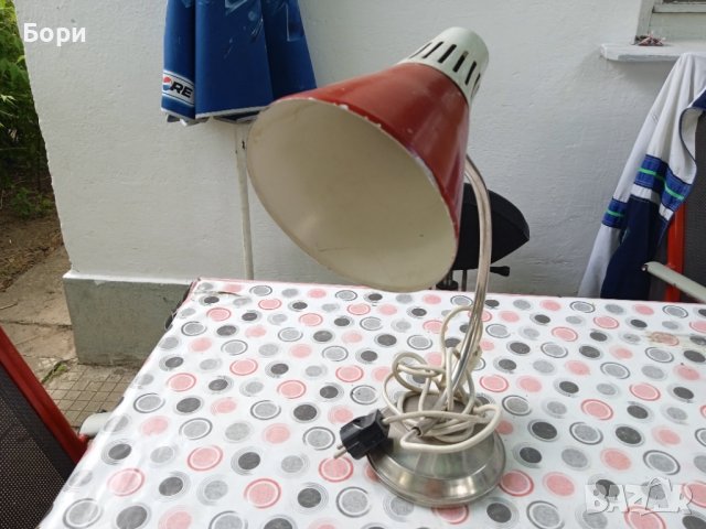 Стара настолна нощна лампа, снимка 3 - Настолни лампи - 37632030