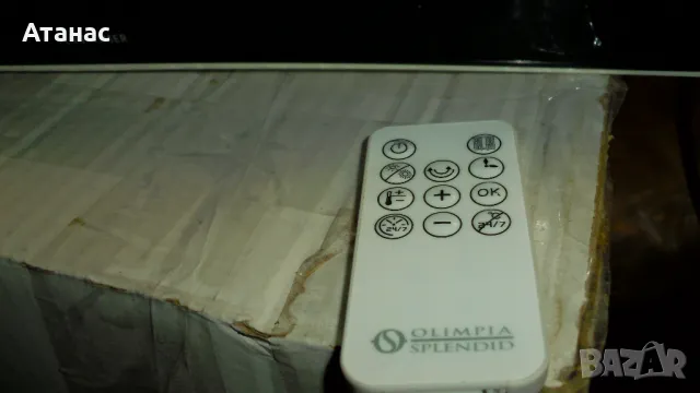   Вентилаторна печка OLIMPIA  за стена/ баня / 2000 W, LED Дисплей, Дистанционно, снимка 3 - Отоплителни печки - 47505299