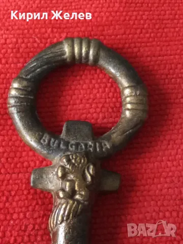 Стар КАПИТАНСКИ БРОНЗОВ ТИРБУШОН - КОТВА - BULGARIA - СБХ Ръчна АРТ ИЗРАБОТКА СУВЕНИР 30942, снимка 15 - Антикварни и старинни предмети - 43650803