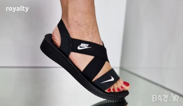 Nike черни дамски сандали , снимка 5 - Сандали - 50393964