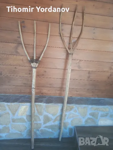 Дървени вили.-2 броя., снимка 5 - Антикварни и старинни предмети - 48011711