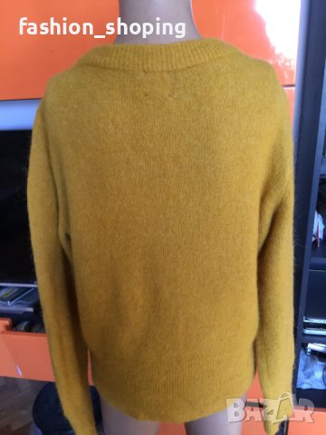 Дамски пуловер H&M в цвят горчица, размер М, снимка 4 - Блузи с дълъг ръкав и пуловери - 42729470