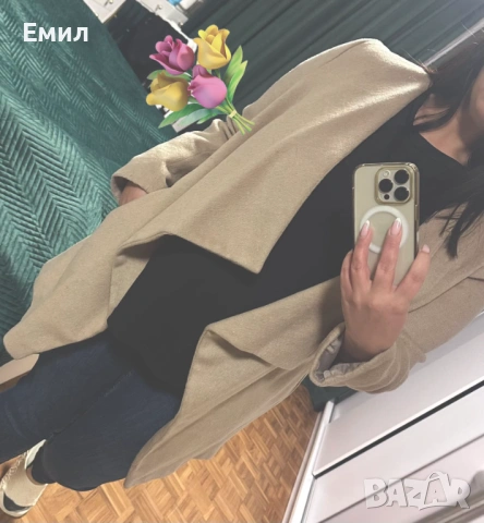 Бежово палто на Dorothy Perkins, снимка 8 - Палта, манта - 38943836