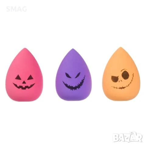 Гъбички за грим Pink Purple Orange Halloween, Helloween, Хелоуин, Хелуин, Хелоин - 3 бр S_1242877, снимка 2 - Други - 47522279