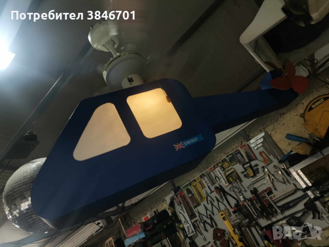 Арт абажур въртолет , снимка 3 - Други - 44717909