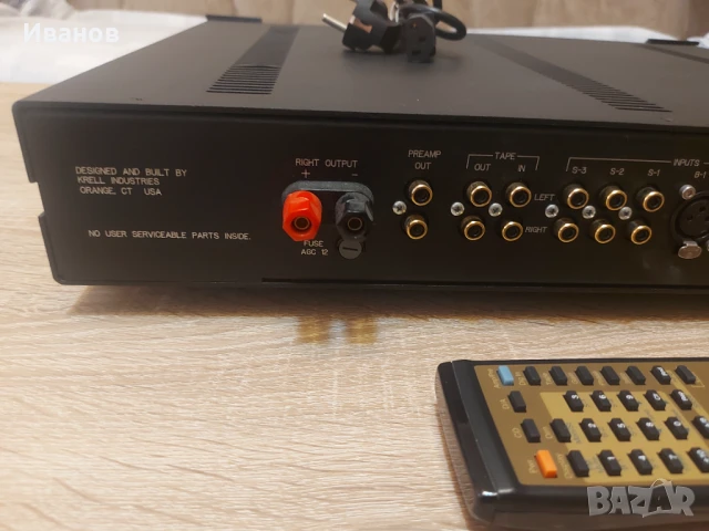 Krell KAV - 300i , снимка 5 - Ресийвъри, усилватели, смесителни пултове - 50832283