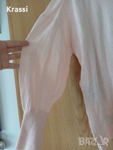 Розова блуза Ted Baker  2 / M, снимка 7 - Блузи с дълъг ръкав и пуловери - 52514424