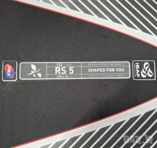 Употребявана уиндсърф дъска Exocet RS Slalom Carbon 122L, снимка 2 - Водни спортове - 52057155