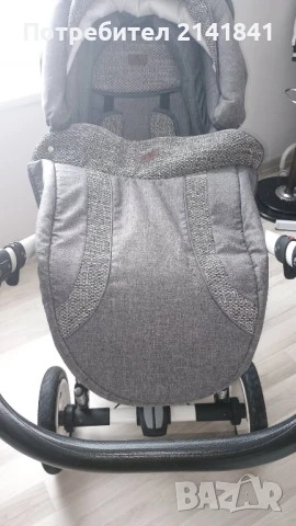 Бебешка количка Lorelli 3 в 1 комбинирана, снимка 6 - Детски колички - 51091711