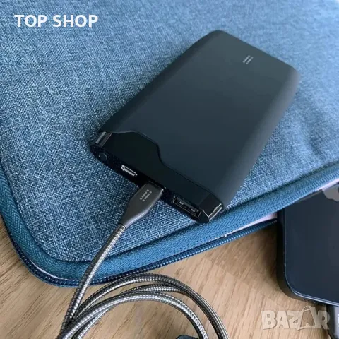 aiino Power Bank 6000 mAh, преносимо зарядно с LED дисплей, снимка 3 - Външни батерии - 48756431