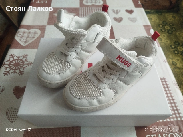 Детски кецове на Hugo boss , снимка 6 - Детски маратонки - 54244778