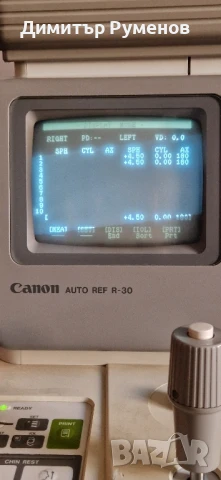 Авторефрактометър Canon Auto ref R-30 – авторефрактометър , снимка 6 - Медицинска апаратура - 51310613