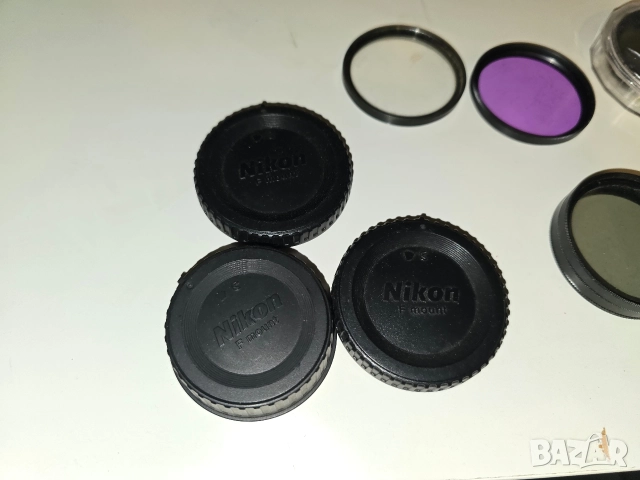 Аксесоари за Nikon: батерии EN-EL14, филтри 52 мм и капачки, снимка 5 - Батерии, зарядни - 52670182
