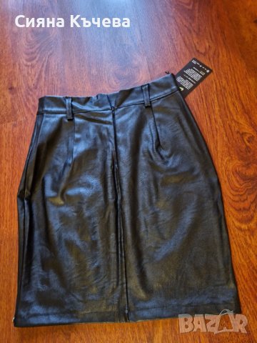 НОВО! Дамска секси кожена пола, снимка 5 - Поли - 42910751