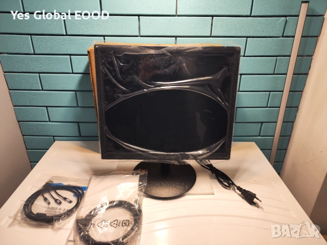 SKitphrati 17" тъч монитор с 10-точков мултитъч черен, снимка 8 - Монитори - 52849267